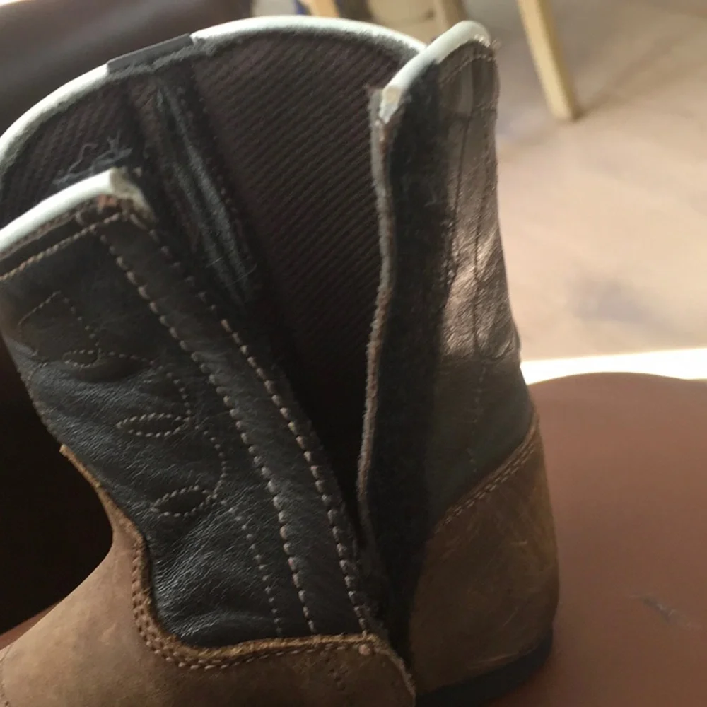 Toddler Unisex Leather Cowboy Boots size Toddler 5